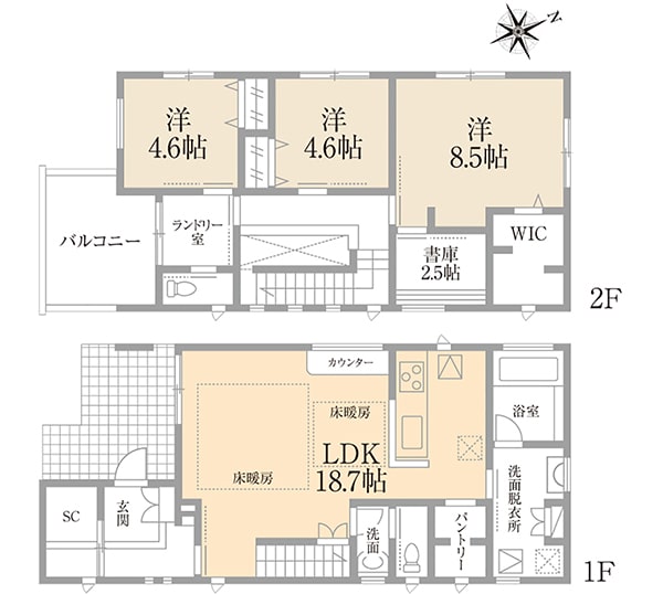 花見川区 T様邸 間取り